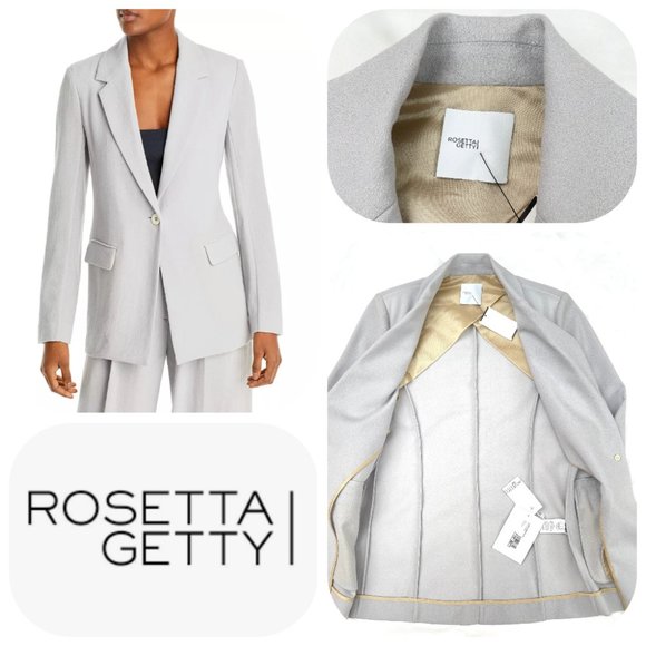 Rosetta Getty Jackets & Blazers - Auc NWT$1300 ROSETTA GETTY Wool Straight Fit Lightweight Blazer